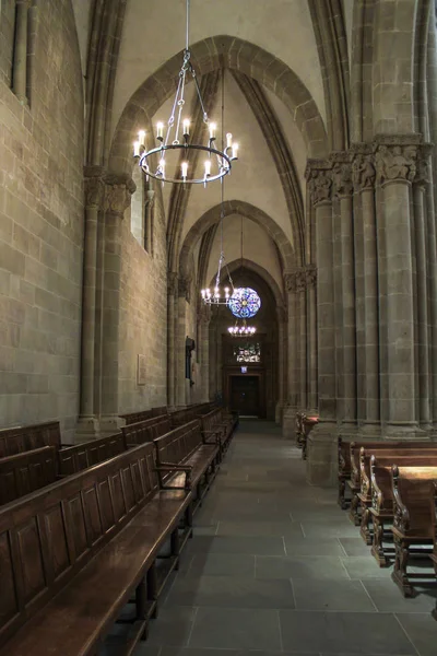 GENEVA, SWITZERLAND - SEPTEMBER 14 - Interior in the Protestant — Stock Photo, Image