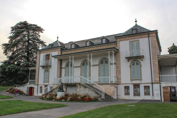 Konserwatorium i ogród botaniczny z Genewy — Zdjęcie stockowe