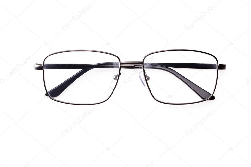 Travel glasses or isolated style on a white background