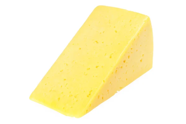 白い背景に隔離されたチーズのカット — ストック写真