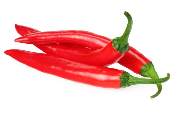 Red Hot Chili Peppers Isolated White Background — Stock Photo, Image