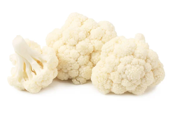 Fehér Alapon Izolált Karfiol Élelmiszer — Stock Fotó