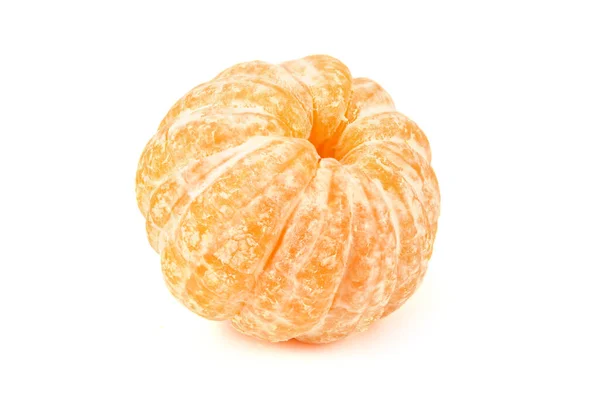 Mandarin Isolerad Vit Bakgrund Livsmedel — Stockfoto
