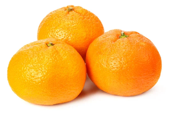 Mandarine Isoliert Auf Weißem Hintergrund Lebensmittel — Stockfoto