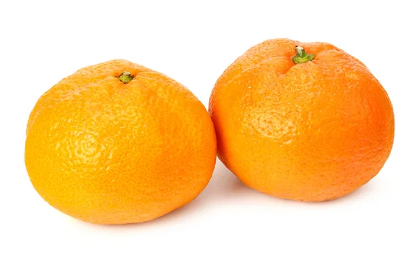 Mandarine Isoliert Auf Weißem Hintergrund Lebensmittel — Stockfoto