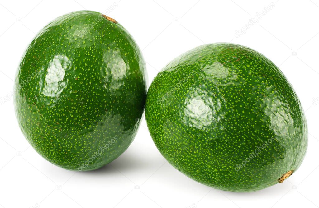 avocado isolated on a white background. Food