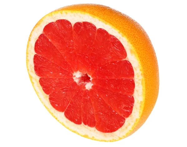 Zdravé Jídlo Grapefruit Izolované Bílém Pozadí — Stock fotografie