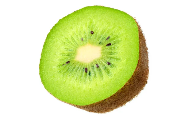Kiwi Fructe Izolate Fundal Alb — Fotografie, imagine de stoc