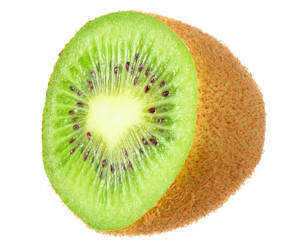 Slices Kiwi Fruit Isolated White Background — Stock Photo, Image