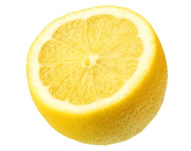 Lemon beyaz arka planda izole edilmiş. sağlıklı yiyecekler