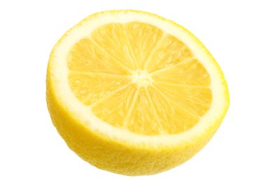 Lemon beyaz arka planda izole edilmiş. sağlıklı yiyecekler