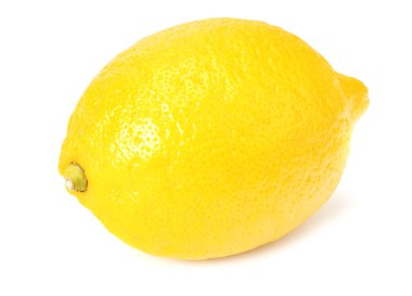 Lemon beyaz arka planda izole edilmiş. sağlıklı yiyecekler