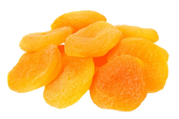 Dried Apricot Isolated White Background — Stock Photo, Image