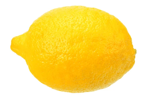 Zitrone Isoliert Auf Weißem Hintergrund Gesunde Ernährung — Stockfoto