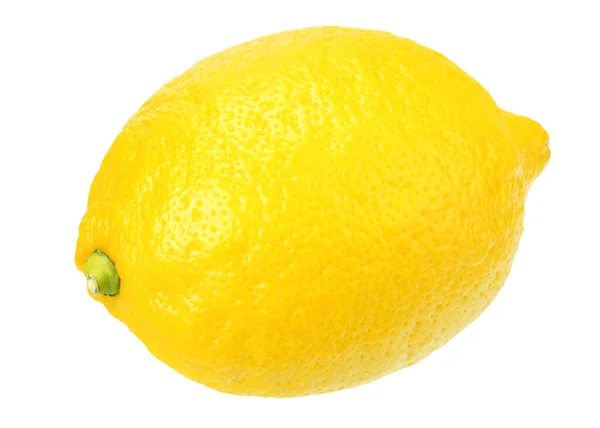 Лимон Изолирован Белом Фоне Здоровое Питание — стоковое фото
