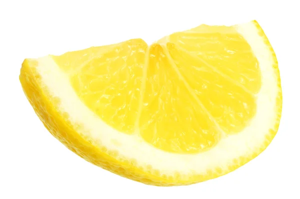 Sliced Lemons Isolated White Background — Stock Photo, Image