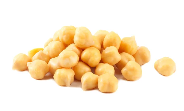 Chickpeas Isolated White Background Food — Stock Photo, Image