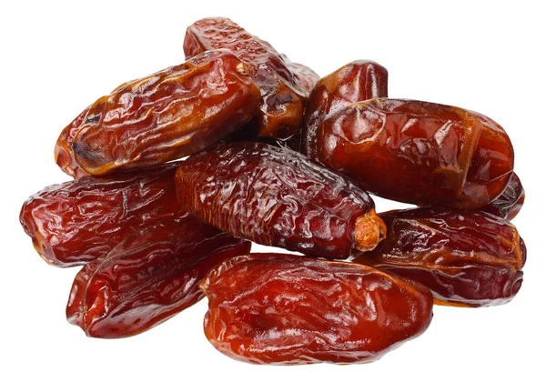 Date Fruit Isolé Sur Fond Blanc Vue Dessus — Photo