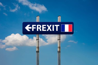 iki yol işaretleri, Fransız seçimler (frexit) ve Avrupa Birliği