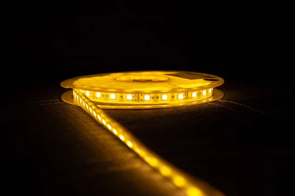 LED Strip Light,decorative diode lighting on dark background