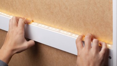 diyot ışıklandırma kurulumu, Led strip sıcak spektrumunun kurulumu