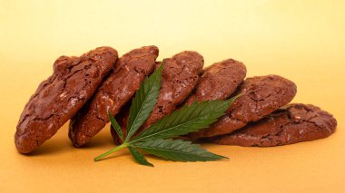 Tıbbi marihuana ve esrar içeren kurabiyeler..
