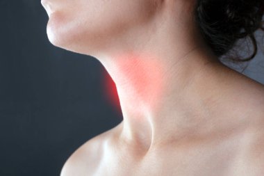 Boğaz alerjisi, grip, soğuk anjin. iltihaplı lenf düğümleri