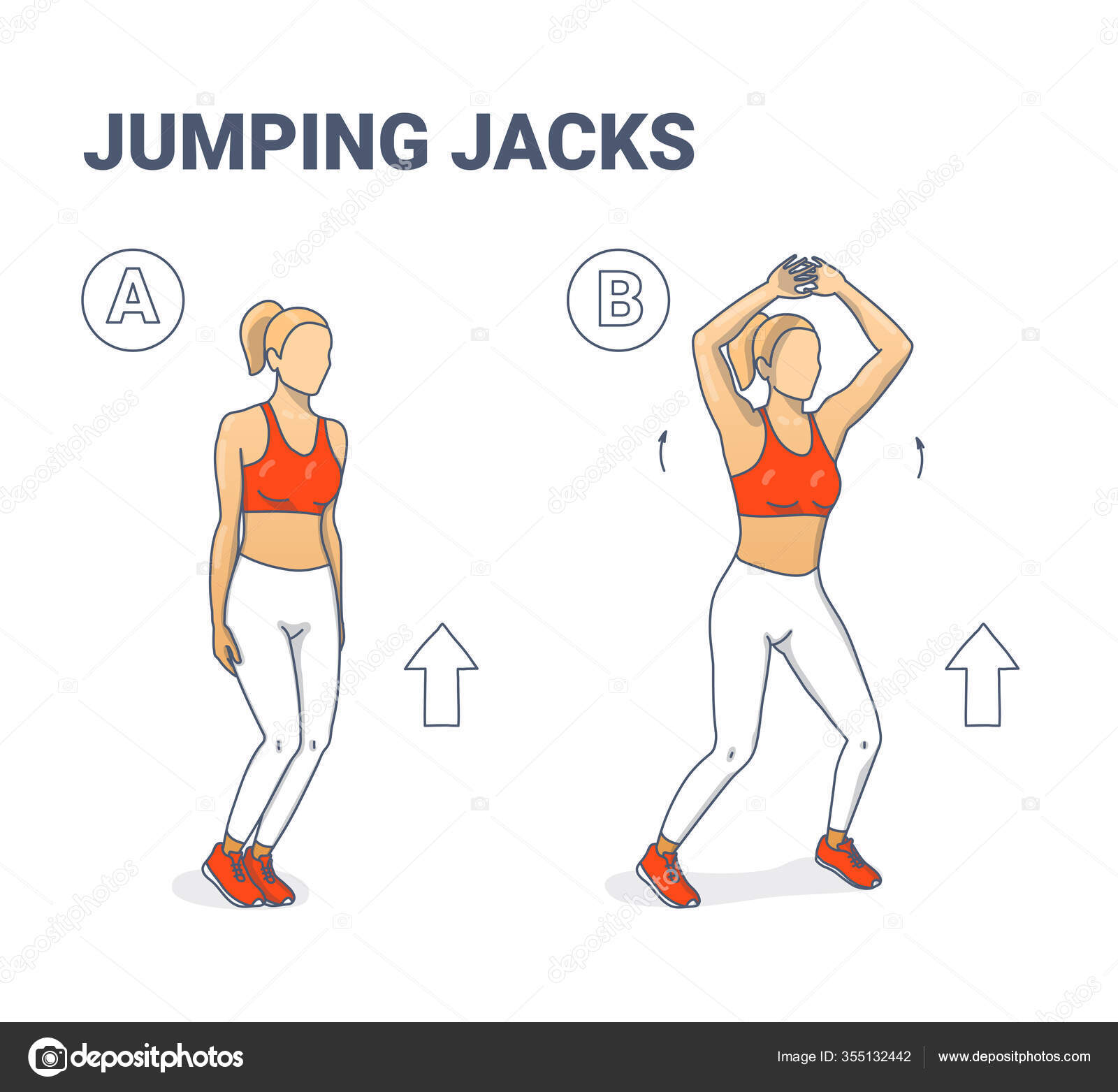 Hop jacks exercise sale
