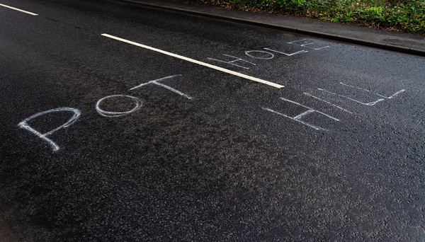 Pothole Hill in Flintshire, Noord-Wales — Stockfoto