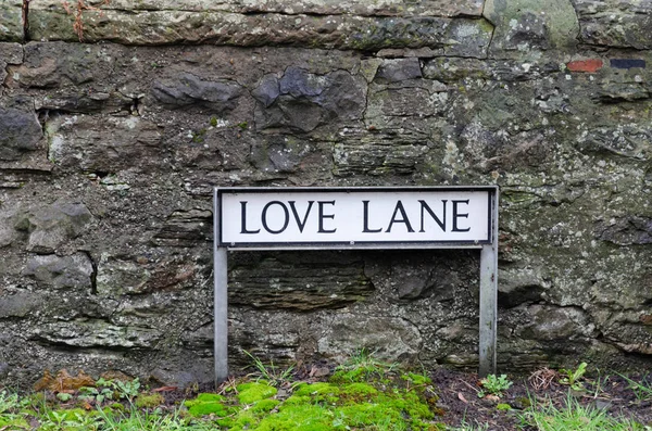 Love Lane in Mold, Uk — Stock fotografie
