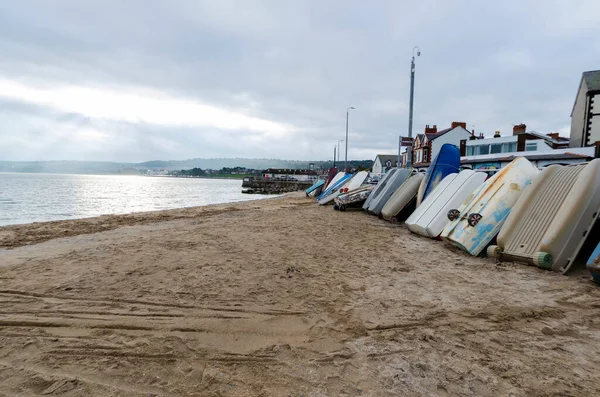 Човни в Рос на морі — стокове фото