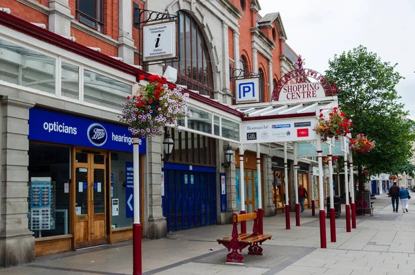 Llandudno Reino Unido Agosto 2019 Una Escena Callejera General Mostyn — Foto de Stock