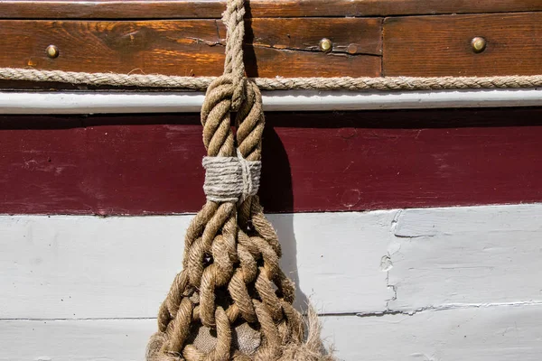 Fender on tall ship — ストック写真