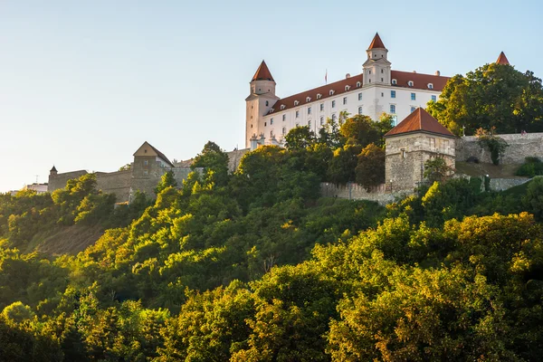Castillo de Bratislava en la capital de la República Eslovaca . — Foto de Stock