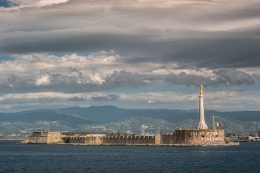 Messina, Sicilya İtalya altın Madonnina nimet.