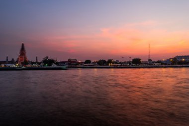 WAT Arun Tapınağı, günbatımı - Bangkok