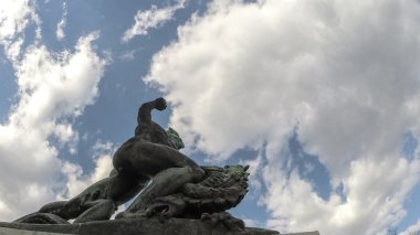 Özgürlük heykeli Gellert Hill Budapeşte Macaristan