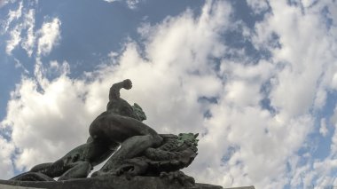 Özgürlük heykeli Gellert Hill Budapeşte Macaristan