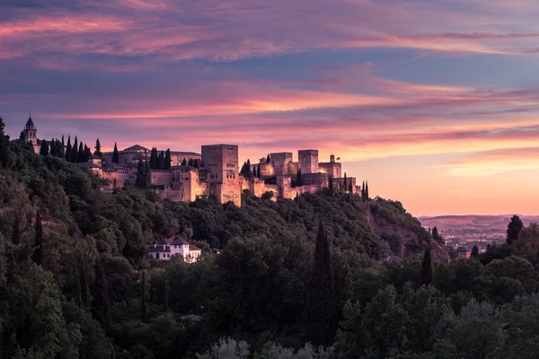 Zdjęcie z Alhambra w Granadzie, Hiszpania — Zdjęcie stockowe