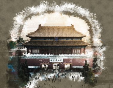 Pekin, Çin 'de yasak şehir.