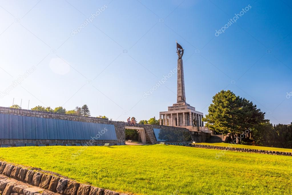 Slavin - memorial monument and cemetery for Soviet Army soldiers