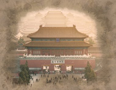 Pekin, Çin 'de yasak şehir.