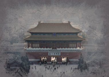 Pekin, Çin 'de yasak şehir.