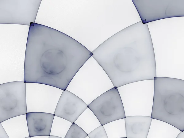 Абстрактна композиція з круговим картатим візерунком — стокове фото