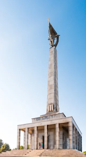 Slavin - memorial monument and cemetery for Soviet Army soldiers — Stock Photo, Image