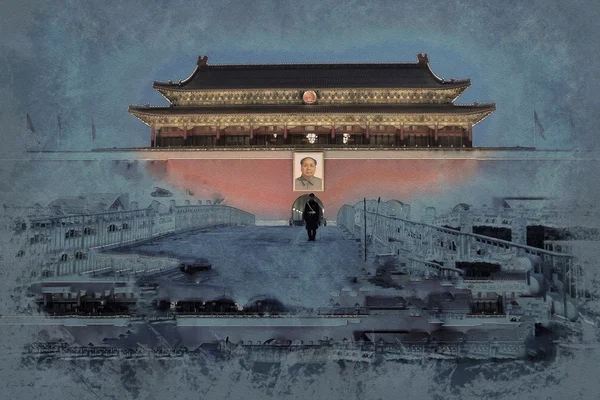 Tanrım ne kadar huzurlu - Beijin Sarayı Müzesi giriş kapısı