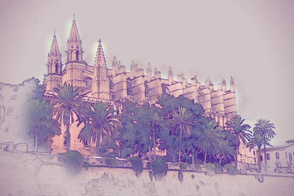 Kathedrale von Palma de Mallorca. — Stockfoto