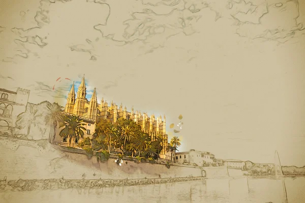 Cathedral of Palma de Mallorca. — Stock Photo, Image