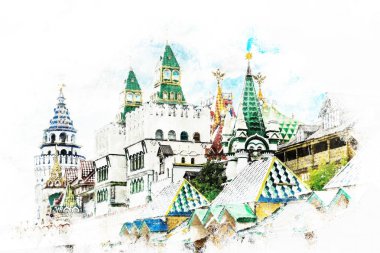 izmaylovo kremlin, Moskova, Rusya