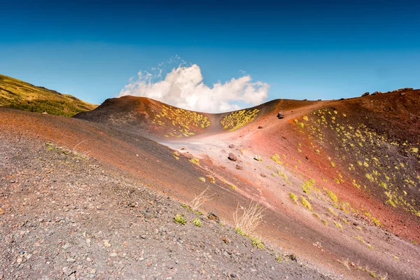 Landschap van Etna vulkaan, Sicilië, Italië. — Stockfoto